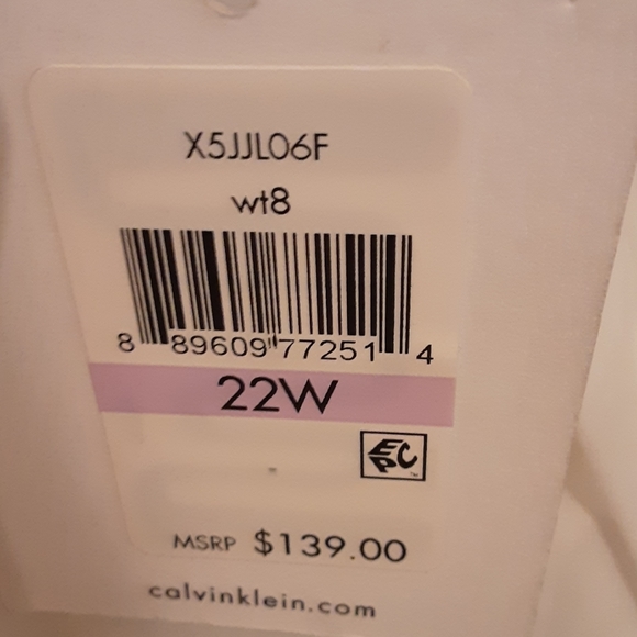 NWT Calvin Klein  22W  Grey Blazer Jacket - Picture 7 of 7